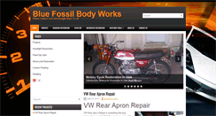 Desktop Screenshot of bluefossilbodyworks.com